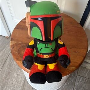 Star Wars Boba Fett Plush - Green, Red, and Black